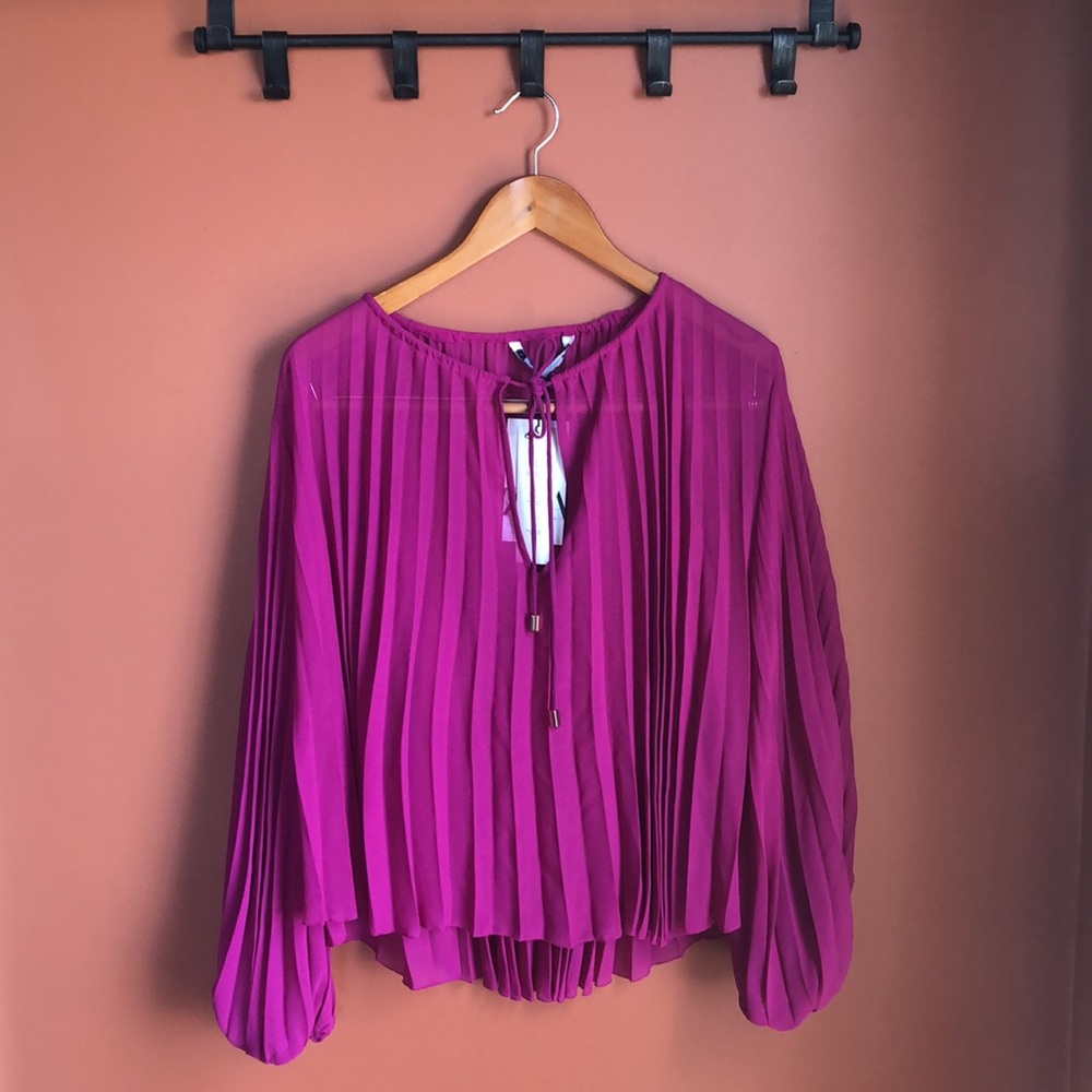 Zara raspberry top, never worn